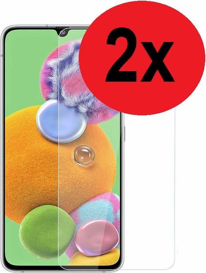 Geschikt voor Samsung Galaxy A31 Screenprotector - A31 Screen Protector 2x Bescherm Glas