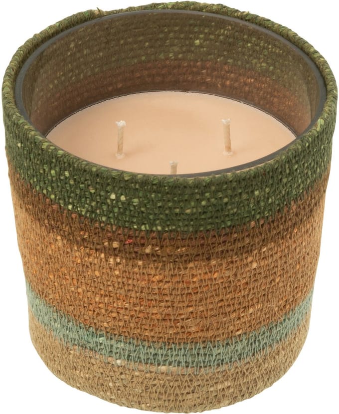 J-Line geurkaars Mand - beige - small - 45U