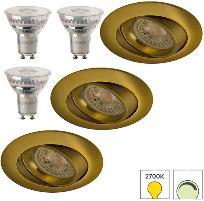 Lybardo - Inbouwspots - 8-pack - Spotjes Inbouw - Jupiter