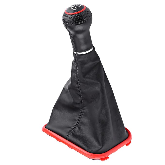 5-Traps Auto Versnellingspookknop Schakelpookhoes Gaiter Boot Kit Voor Bora MK4 1999?2004 gray