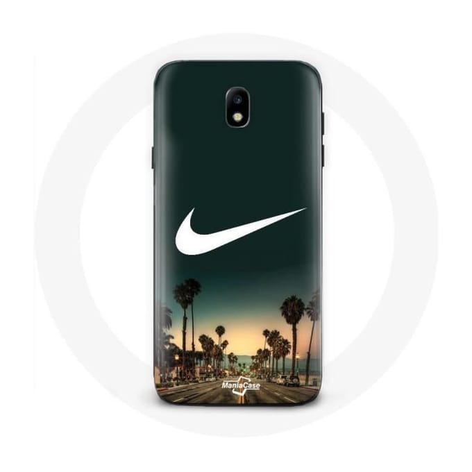 Coque - Nike - Samsung Galaxy J3 2017 - Souple - Palmier Miami - Protection