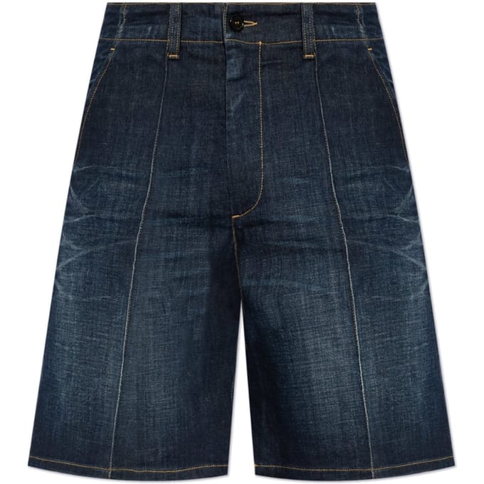 Dsquared2 Donkere Bermudashort Denim Marineblauw