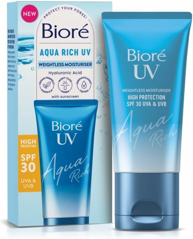 Bioré Weightless Moisturiser UV Aqua Rich SPF30 - 50 ml