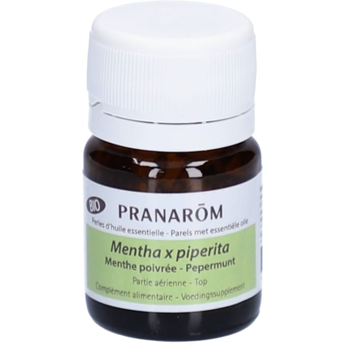 Pranarom Etherische Olieparels - Pepermunt | Spijsvertering & Tonus 60 Parels