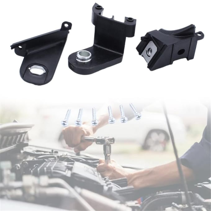 Kit de réparation de support de phare latéral droit, pour Fiat 500 Abarth 500 51816681 black