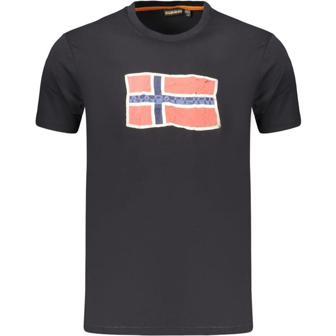 Napapijri Mahsa Graphic T-Shirt, Zwart