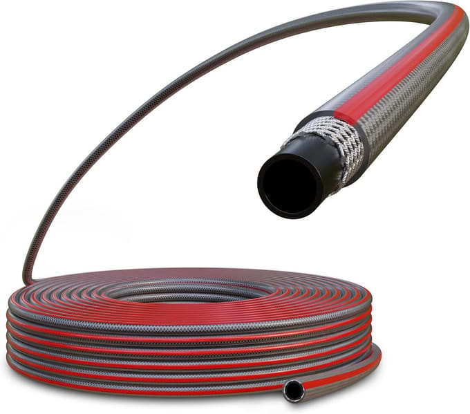 Flexibele PVC Tuinslang 25 Meter, 12mm Doorsnede, 8 Bar Drukbestendig