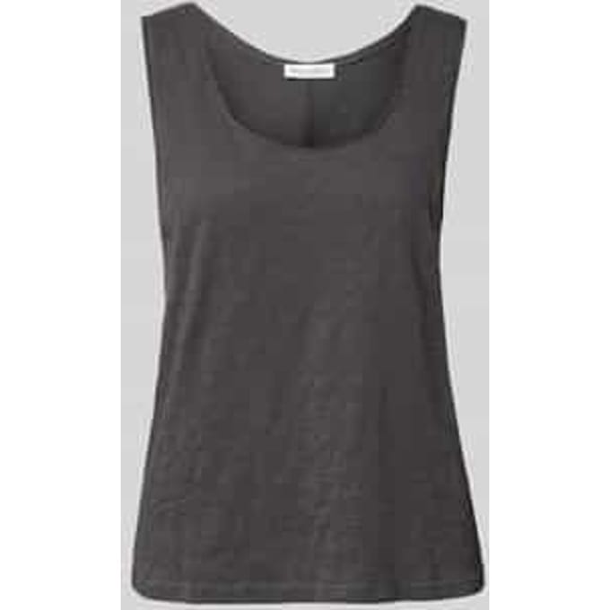 regular fit top van puur katoen