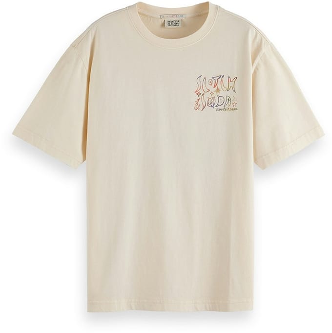 Scotch & Soda Washed Artwork Loose T-Shirt