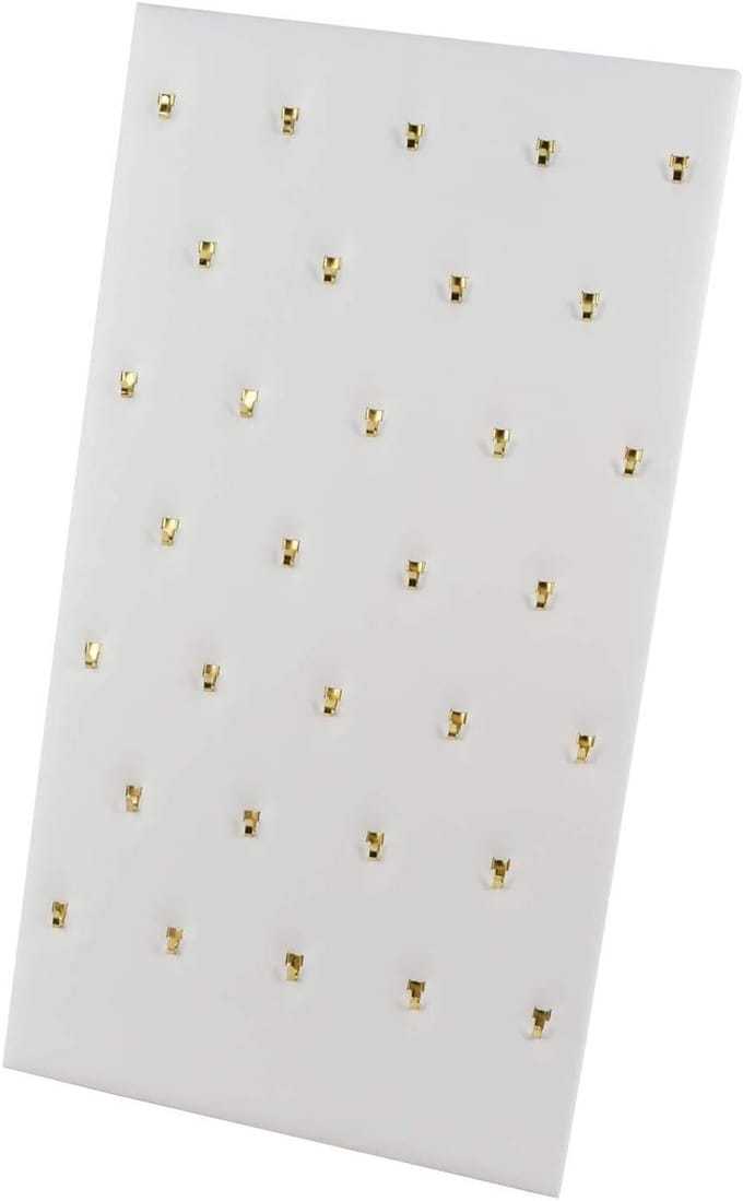 Hanger Display Stand - Sieradenhouder - Sieraden Presenteren - 32 Haken - 360 x 194 mm - Wit