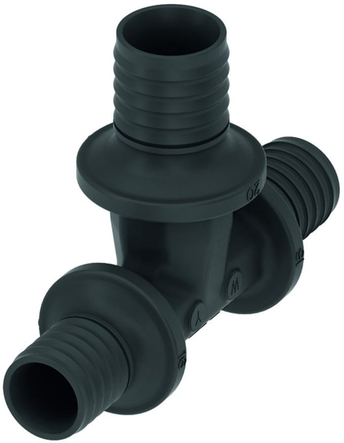 TECE TECEflex T-stuk verlopend, PPSU, afmeting 20 x 16 x 20, 730509