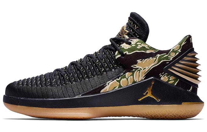 Air Jordan 32 Low Pf 'Camo' AH3347-021 40 black