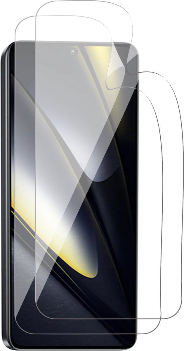 Screenprotector geschikt voor Poco F6 - 2x FlexGuard Screen Protector