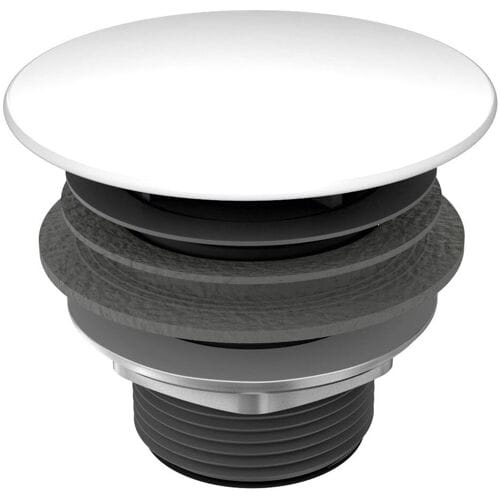Kaldewei permanent drain valve, round lid 9058000001