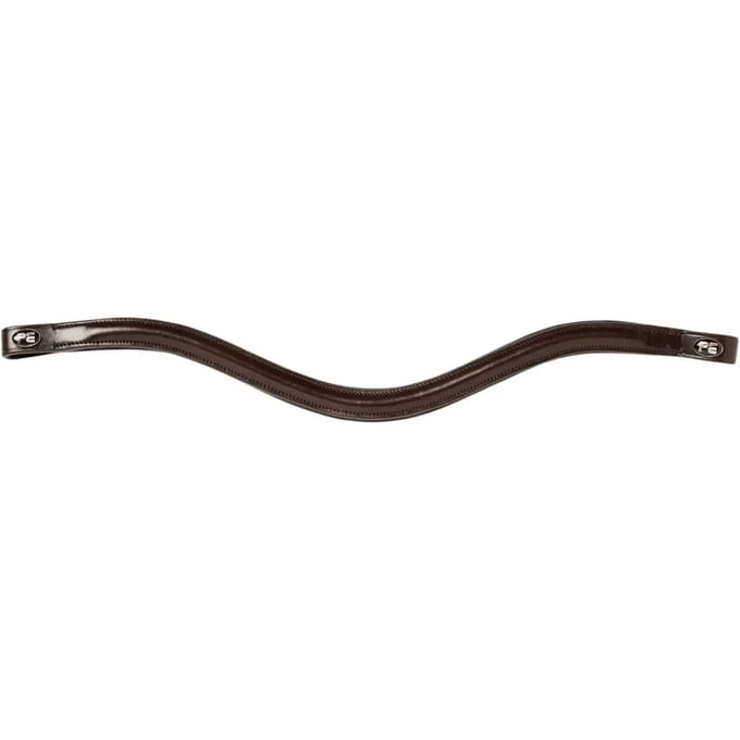 Paards wenkbrauwband glad leer Premier Equine Liscio