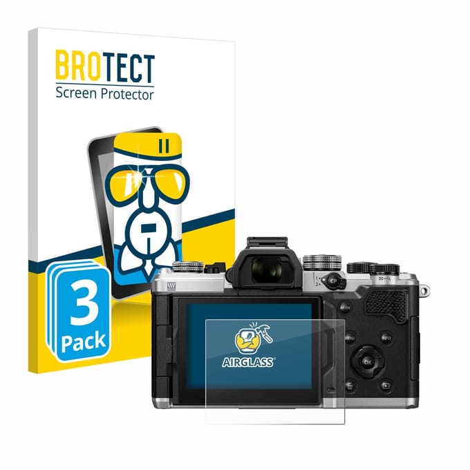 Screenprotector 3 Stuks voor OM System OM-3 Beschermglas transparant