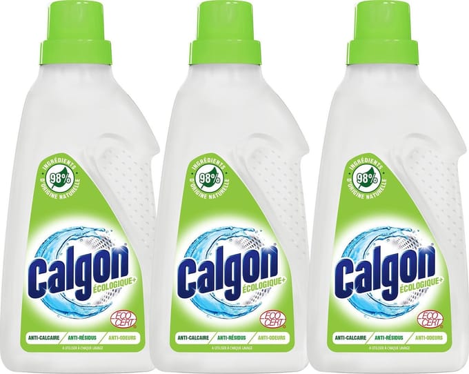 Calgon - Wasmachinereiniger - Gel - Ecologisch+ - 15wb/750ml x 3