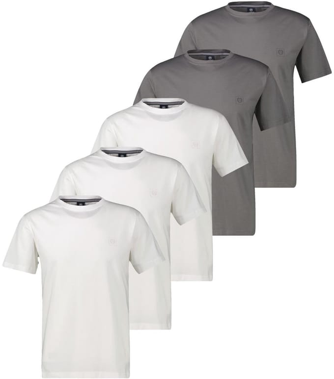 LERROS Heren t-shirt 5 pack Basic