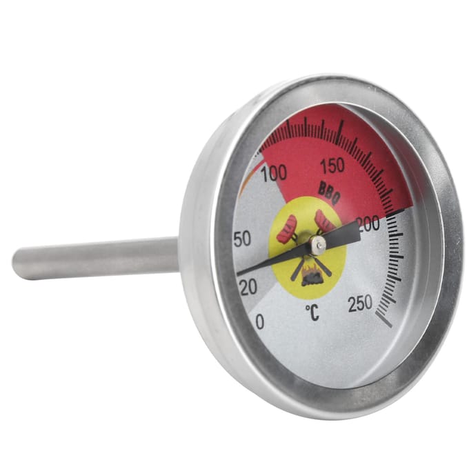0‑250 graden Celsius Grillthermometer Roestvrij Staal Oven Wijzerthermometer Temperatuurmeter brown