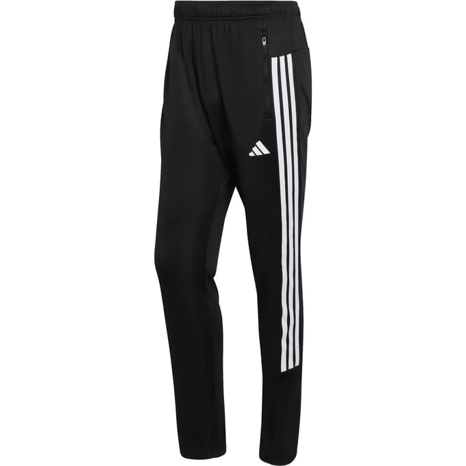 Adidas Performance Workout Essentials All-Set 3-Stripes Knit Broek - Heren - Zwart
