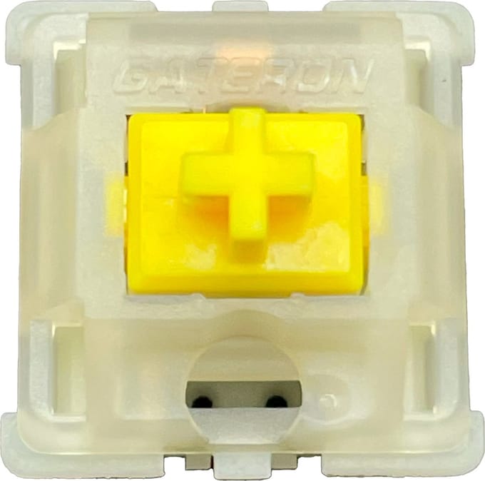 Gateron Milky Pro V2 Yellow Mechanische Switches - Linear - 30 stuks