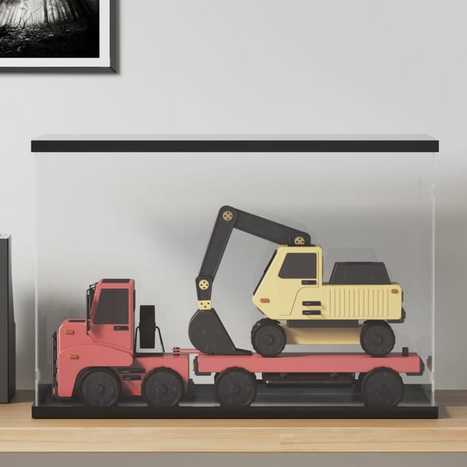 vidaXL - Displaybox - transparant - 56x36x37 - cm - acryl