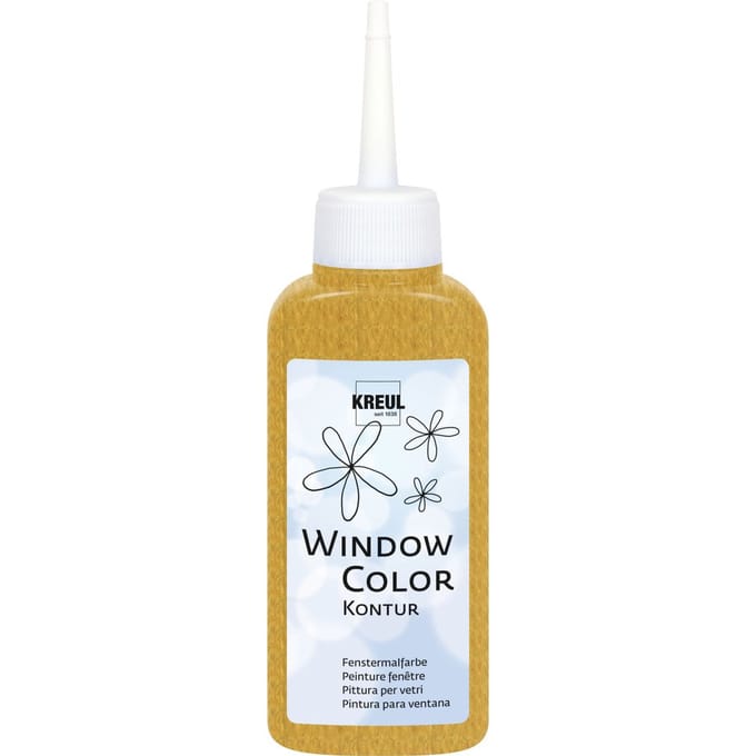 KREUL Window Color Contourkleur, 80 ml - Goud