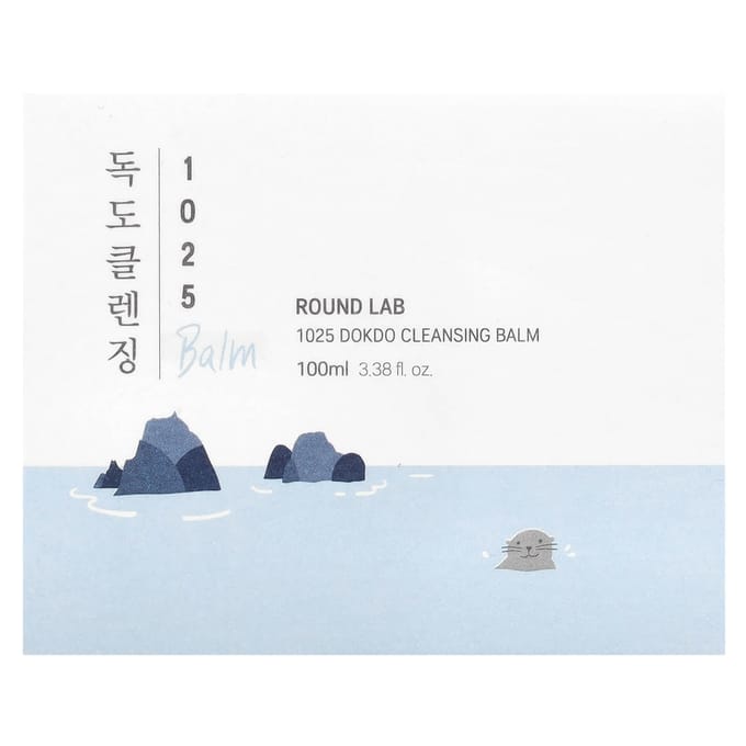 Round Lab, 1025 Dokdo Cleansing Balm, 3.38 fl oz (100 ml) white