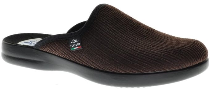 Fly Flot Pantoffels Bruin Heren maat 39