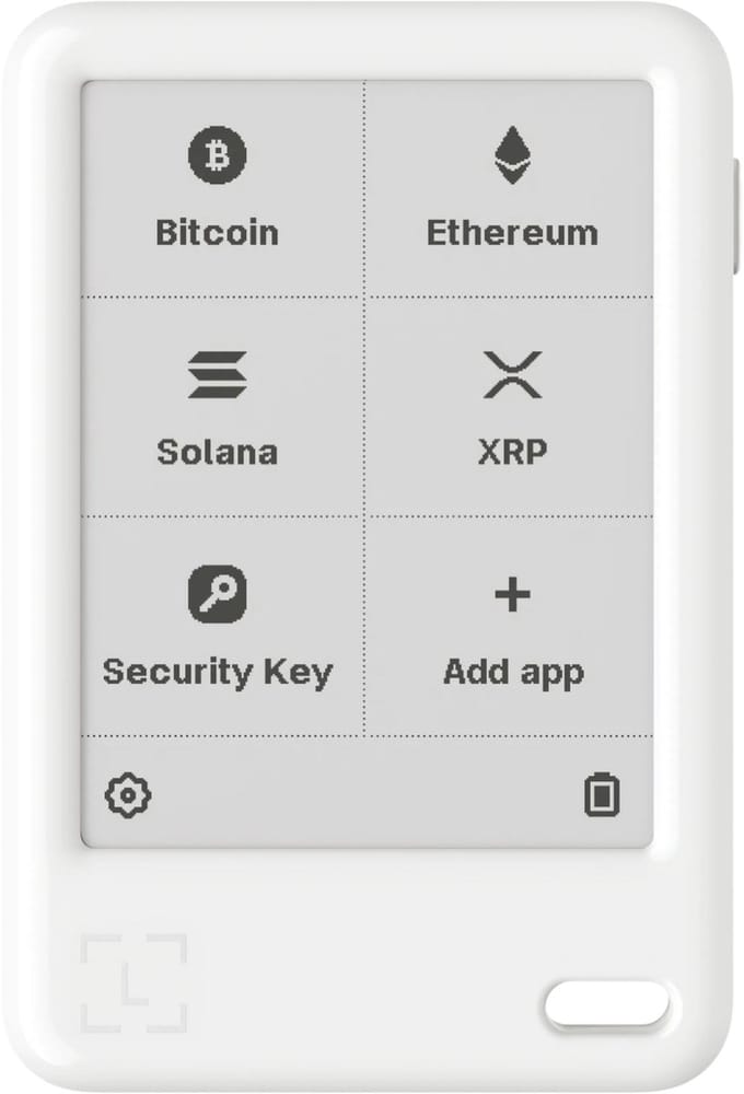 Ledger Nano Gen5 – 2.8″ Touchscreen Crypto Wallet – Bluetooth 5.2 & USB-C – CC EAL6+ & Ledger OS – Incl. Recovery Key