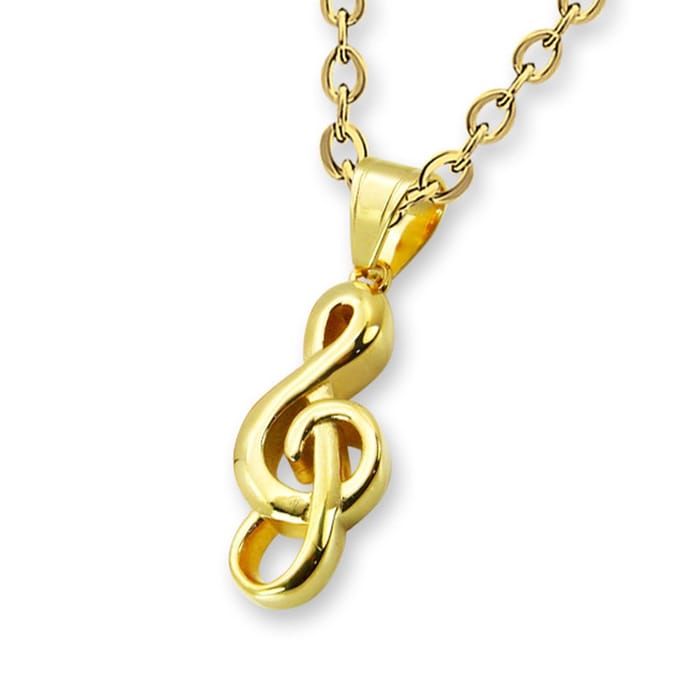 Amanto Ketting Deklan G - 316L Staal - Solsleutel - 34x13mm - 50cm