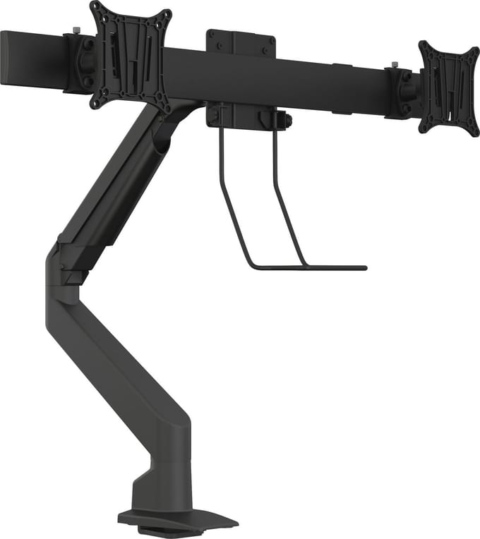 Multibrackets M VESA Gas Lift Arm Single Black w. Duo Crossbar