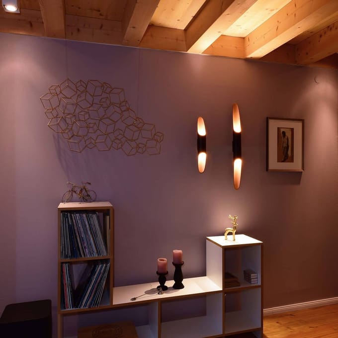 Deko Light Apodis 800 Apodis 800 Wandopbouwarmatuur LED vast ingebouwd Energielabel: G (A - G) 14.70 W LED Rose gold