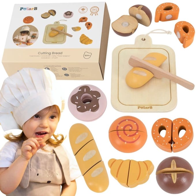 Viga Houten Ontbijtset – Kleine Bakker - UNI