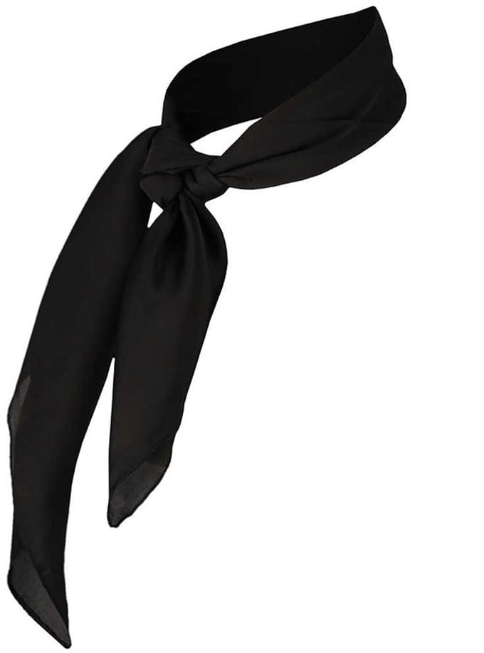 Sarlini Bandana/Kleine Sjaal Zwart