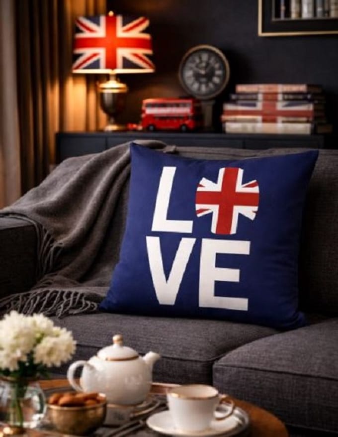 London Calling Collection Kussenhoes - 45x45 cm