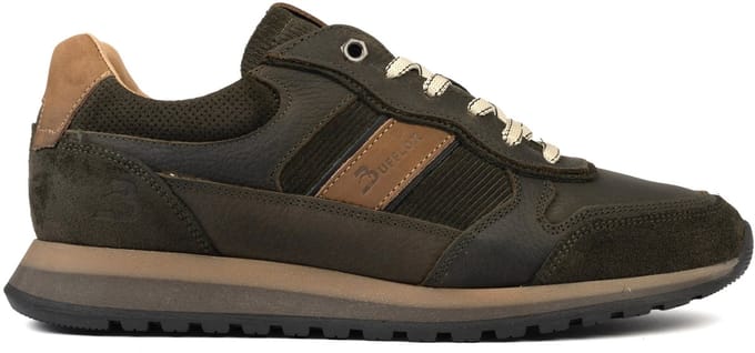 Bufflox madrid sneakers heren groen leer