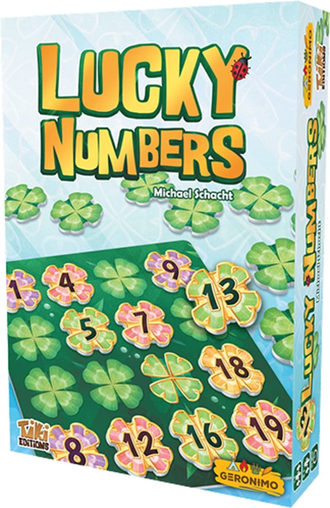 Lucky Numbers - Geronimo Games - familiespel - Vanaf 8 jaar oud - van 2 tot 4 spelers