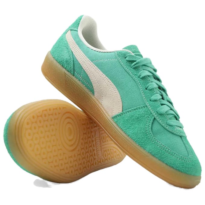 Puma Palermo Vintage - Mannen - Sneakers - Groen/Wit - Maat 37