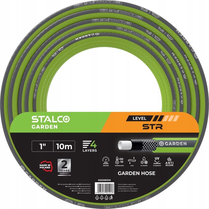 STALCO GARDEN Tuinslang 3/4" 20m - Duurzaam & Flexibel