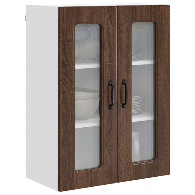 vidaXL - Vaatwasserpaneel - Kalmar - Bruin - Eiken - 60 - x - 31 - x - 80 - cm