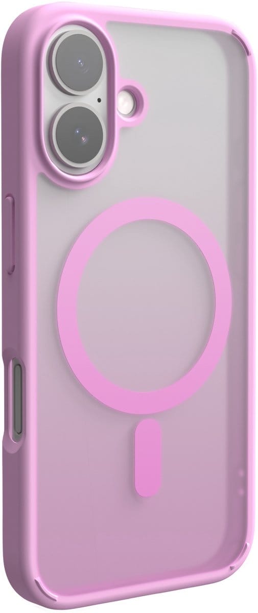 Puro Gradient MagSafe Silicone Case for iPhone 16 - Pink
