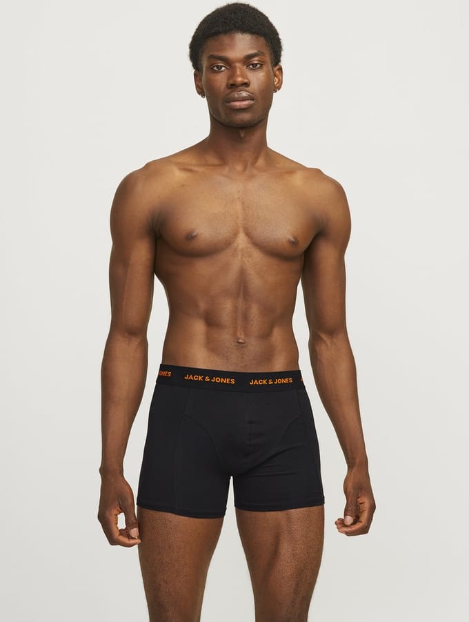 Jack&Jones Heren Jacmarvin Boxershorts 3-Pack Black