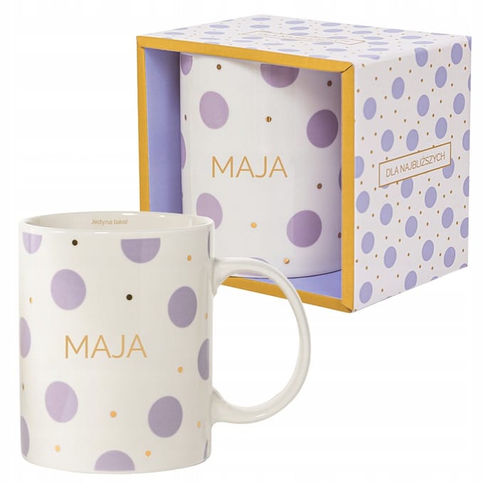 Maja Mokkakeramiek met Naam - Uniek Cadeau voor Haar