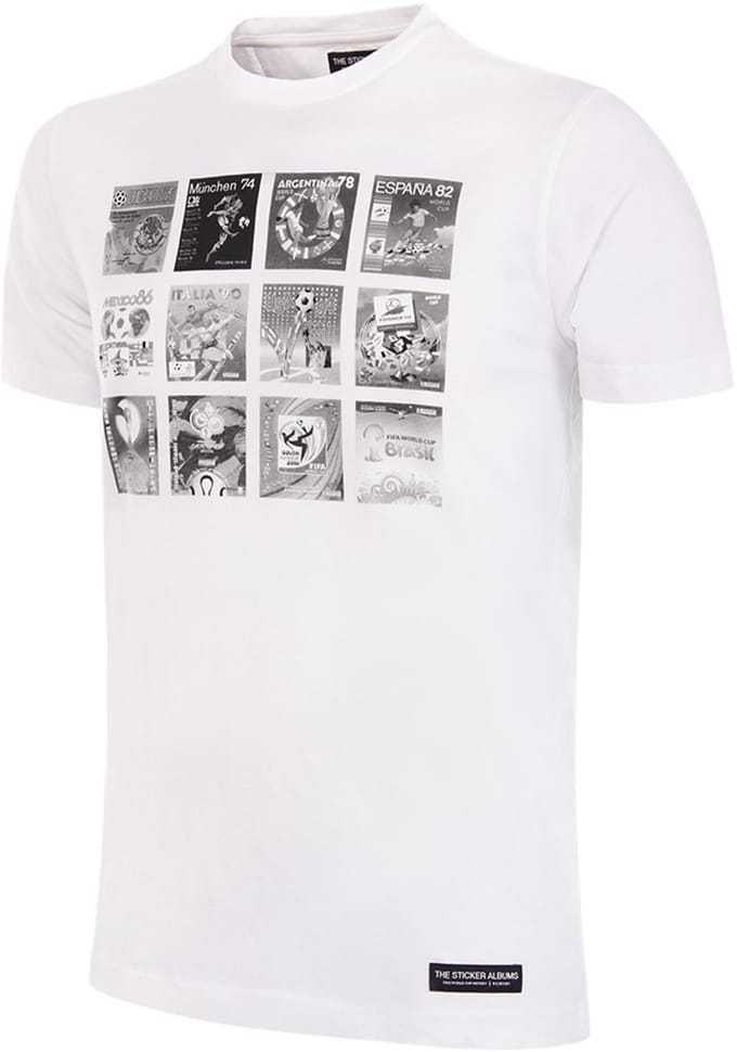 COPA - Panini FIFA WK Collage T-shirt - Heren - Wit - XS