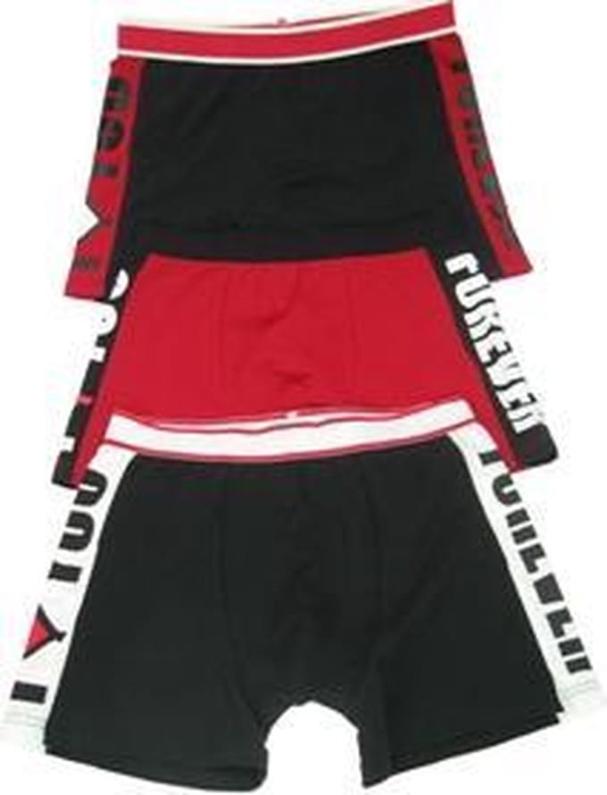 Gifa Boxer I Love You - Stoere short van katoen en elastaan - XL