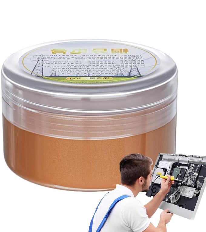 Geleidend Vet - Koper Smeermiddel - Elektrische Verbindingen - Hoge Temperatuur - 30g - Koper
