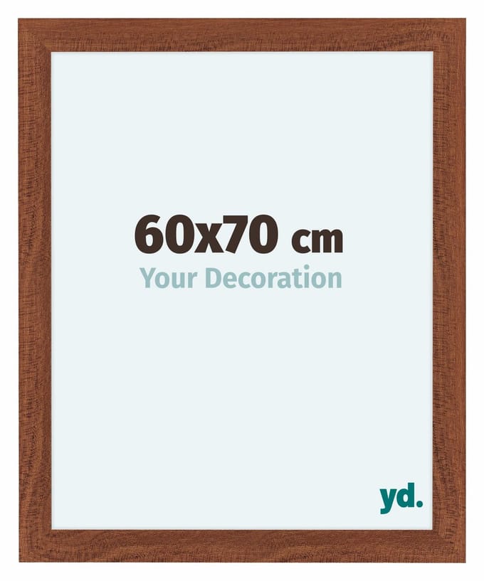 Your Decoration - Fotolijst 60x70 cm - MDF - Walnoot - Como