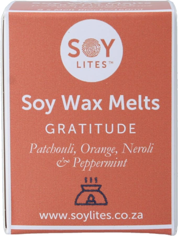 Soylites Soy Wax Melts Gratitude Patchouli Orange Neroli (8 stuks)
