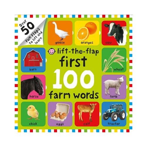 First 100 Farm Words Lifttheflap - ROGER PRIDDY